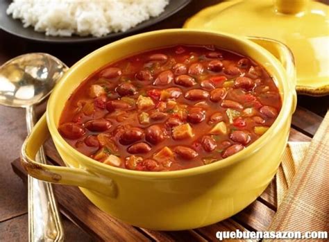 frijoles rojos guisados ↓ receta tipica