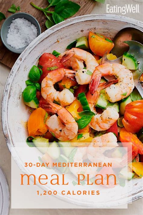 30 Day Mediterranean Diet Meal Plan 1200 Calories Mediterranean