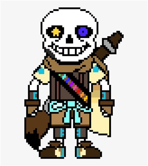 Knife pistol machine gun chain gun entities: ラブリー Pixel Art Undertale Ink Sans - サンゴメガ