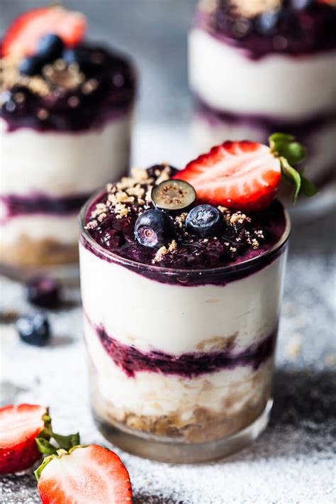 Easily add recipes from yums to the meal. No Bake Blueberry Dessert in a Jar - Vibrant Plate