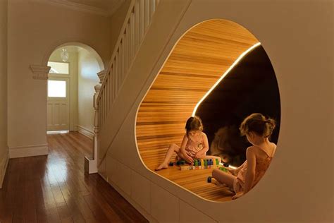Unused Space Becomes A Play Area Under The Stairs