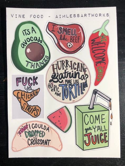 These Illustrated Stickers Are Inspired By Iconic Vine Quotes AOL Lifestyle
