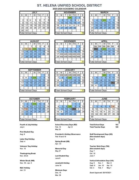 Academic Calendar Current School Year 2023 2024