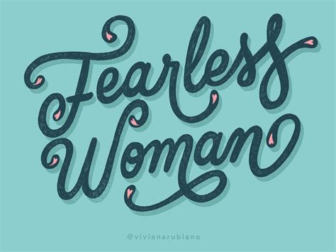 Fearless Woman By Viviana Rubiano On Dribbble