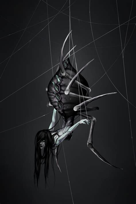 Spider Queen In 2023 Scary Art Spider Art Creepy Art