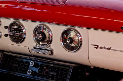 1955 Ford Fairlane Dashboard Instruments Photograph By Jill Reger Pixels