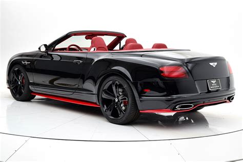 New 2017 Bentley Continental Gt Speed Convertible Black Edition For Sale Special Pricing