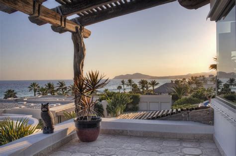A modern tropical beach shelter on the pacific coast of. News | Homes | Los Cabos Beach House For Sale