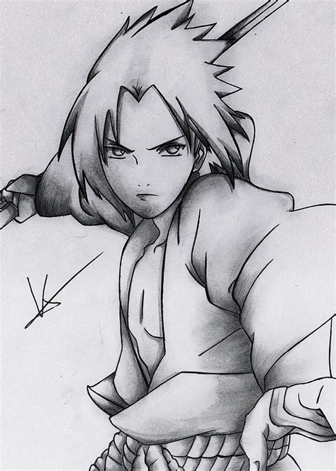Dibujo A Lapiz Naruto Drawings Naruto Art Naruto Shippuden Sasuke