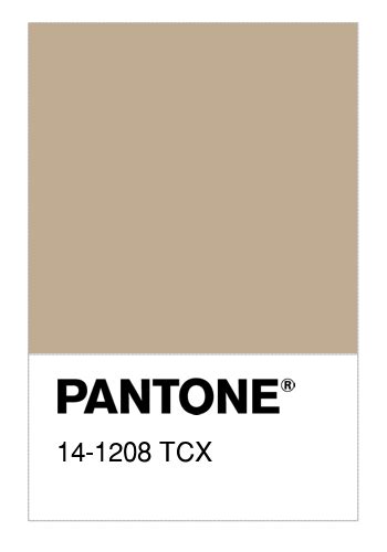 Colore Pantone® 14 1208 Tcx Irish Cream Numerosamenteit