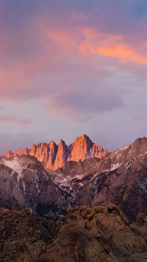 Wallpaper mountains, macos, 4k, 5k, sierra, sky, iphone wallpaper, android wallpaper, Nature #12461