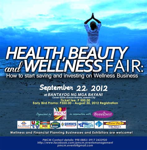 And you don't have to wait until you've got a full company up and running to …. Eat, Work and Blog: HEALTH, BEAUTY AND WELLNESS FAIR: How to start saving and investing on ...