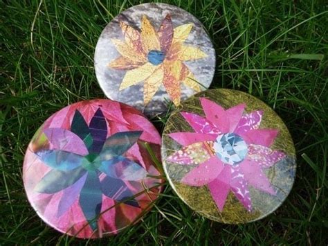 Flower Collage Badge Pin Button · How To Make A Pin