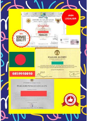 Kedutaan besar republik indonesia di kuala lumpur, malaysia. Jasa Legalisir Piagam Di Kedutaan Bangladesh || 08559910010