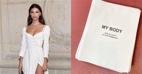 Emily Ratajkowski Biggest Revelations From My Body Book Elle Australia