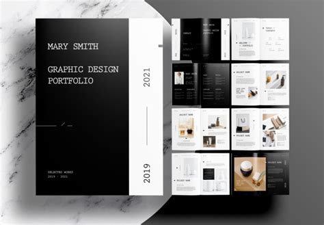 Free Graphic Design Portfolio Layout Indesign Template