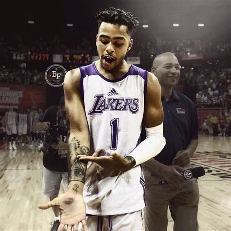 Dangelo Russell Still Has Ice In This Veins Lakers Sfondi