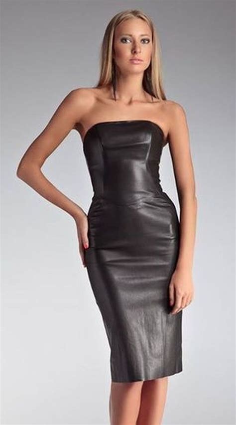 30 Wonderful Leather Dress Design Ideas That Inspire You Leather