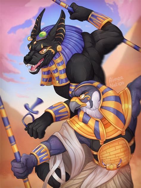 anubis by aimeenation in 2022 furry art ancient egyptian gods ancient egypt art
