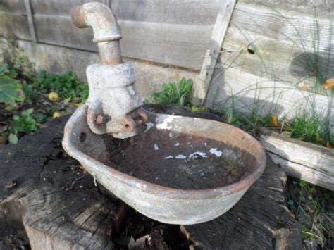 Skip to main search results. Galvanised Metal horse or cattle animal drinking water ...
