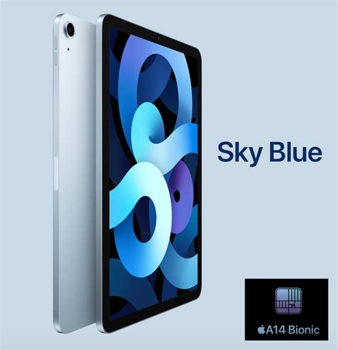 Apple Ipad Air 4th Gen 109 Inch 64gb Storage Sky Blue 2020
