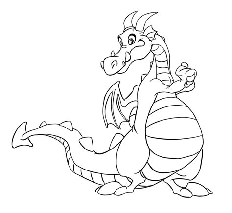 Grab your free copy of one of our most popular and engaging activity packets! Dragon Outline - Coloring Home