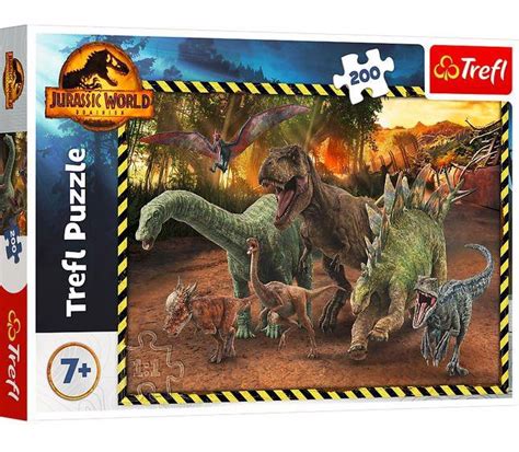 Puzzle Les Dinosaures Du Jurassic Park 200 Pieces Puzzlemaniabe