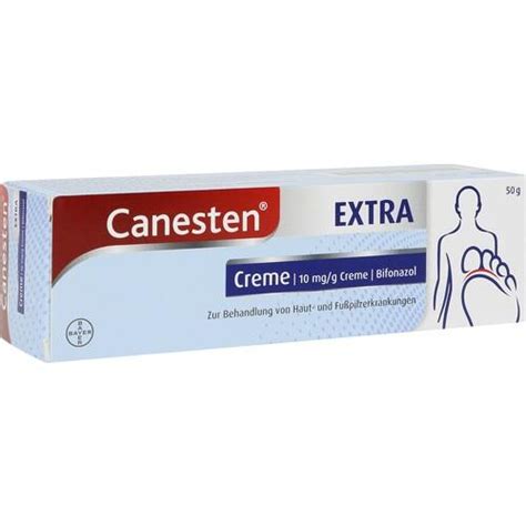 Canesten Extra Creme 10 Mgg 50 G Fusspilz Arzneimittel Careline