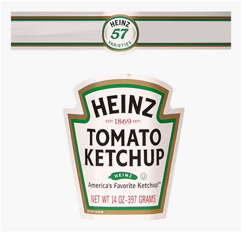 Heinz Mustard Label