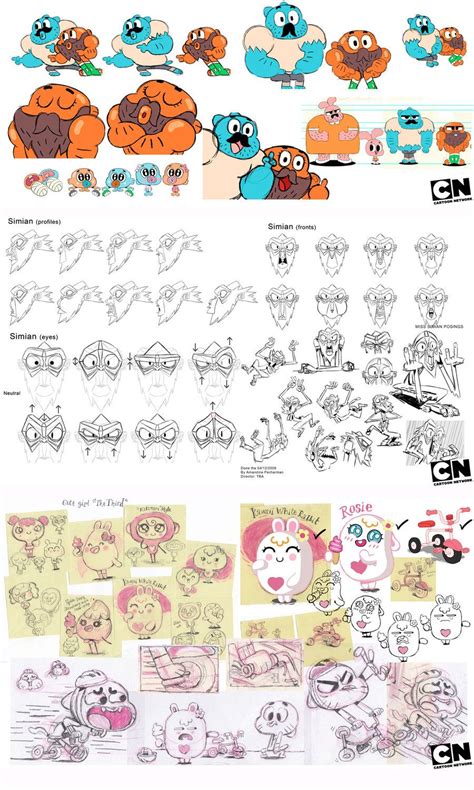 The Amazing World Of Gumball Concept Art By Waniramirez Character Model