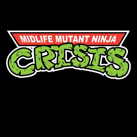 the logo for midlife mutant ninja crisss which is featured in an image