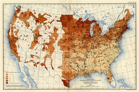 United states of america (usa) population rate of natural increase. Map of the Foreign-Born Population of the United States ...