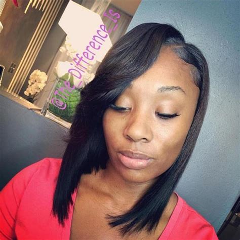 20 Side Part Bobs With Weave FASHIONBLOG