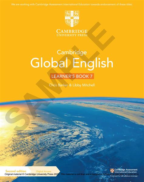 Cambridge Global English Learners Book 7 By Cambridge University Press