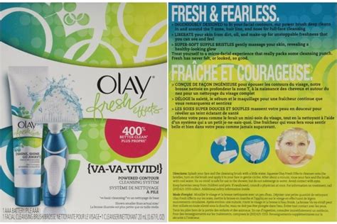 Free Olay Fresh Effects Va Va Vivid Powered Contour Cleansing System