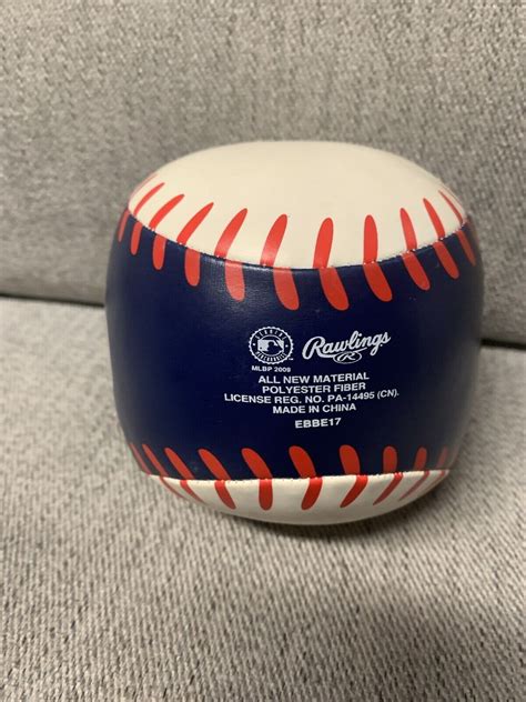 Cleveland Indians Chief Wahoo Stuffed Baseball Plush Genuine Mlb