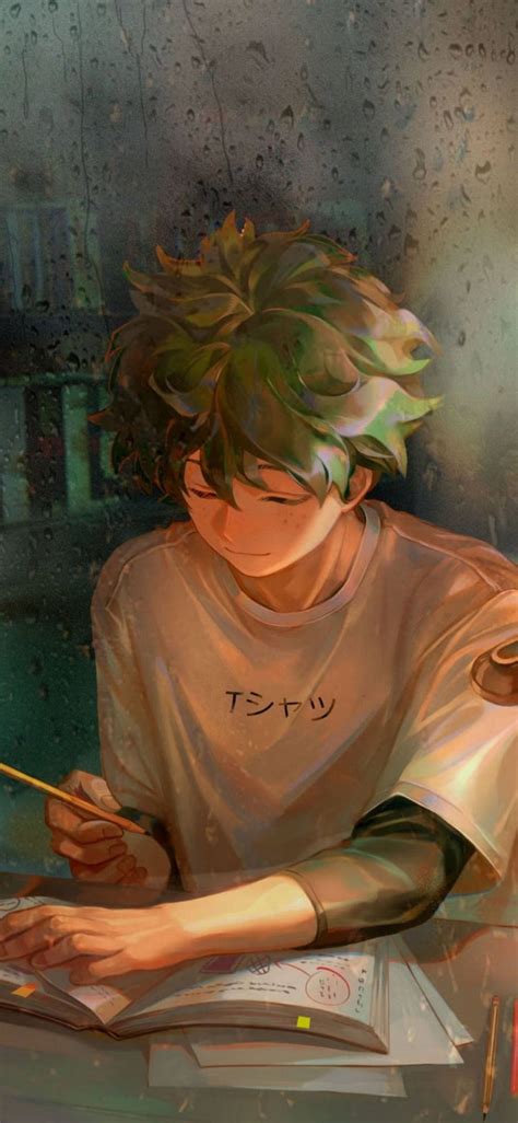Download Aesthetic Boy Izuku Midoriya Wallpaper