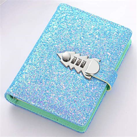 A6 Digital Password Notebook Pu Leather Diary With