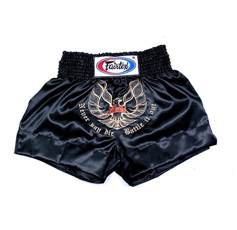 Fairtex Black Phoenix Muay Thai Boxing Shorts Bs0642