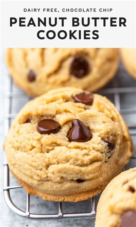 Peanut Butter Chocolate Chip Cookies DF Vegan Simply Whisked