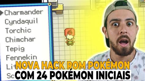 Novo Jogo Pokémon Com 24 Pokémon Iniciais Escolha Seu Tipo Inicial