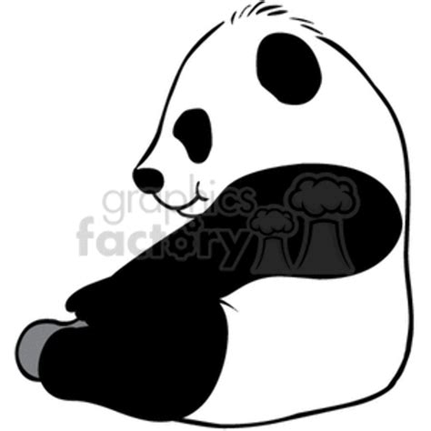 Download High Quality Panda Clipart Sitting Transparent Png Images