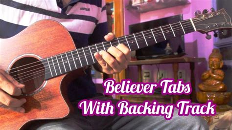 Imagine Dragons Believer Easy Guitar Tabs With Backing