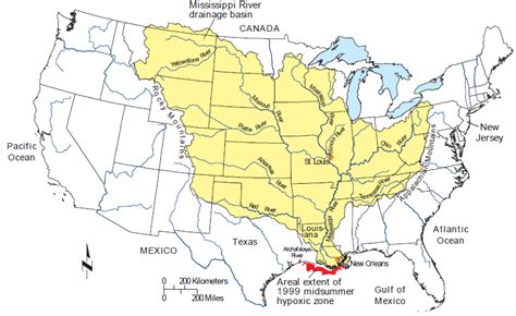 Mississippi River Basin Map