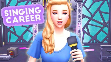 Become A Singer🌟🎤🎼 Singing Career Mod Review The Sims 4 Youtube