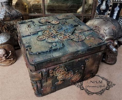 Pin By Asia On Steampunk Decorative Boxes Steampunk Mixed Media Art