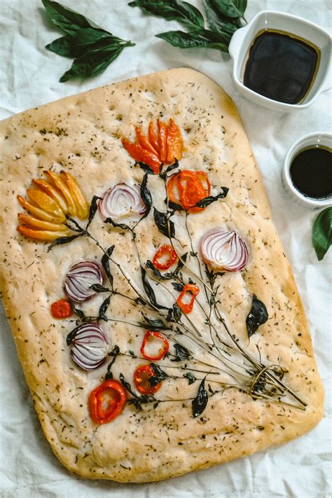 Floral Focaccia Bread | New Gen Baker