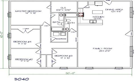 Modern Barndominium Floor Plans 2 Story With Loft 30x40 40x50 40x60