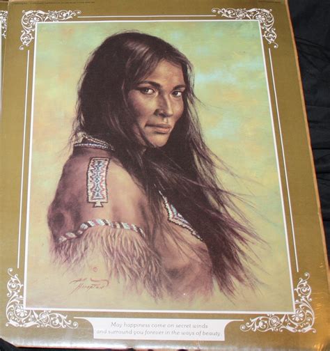 Vintage Bill Hampton Native American Indian Native Prints 1970s