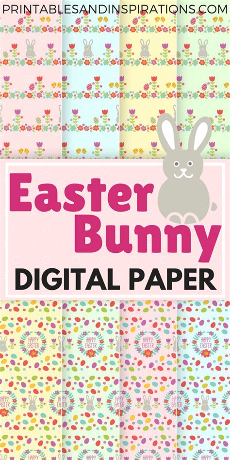 Different types of graphic papers you can print (free of charge) conventional printable graph paper can be easily downloaded from the network at no cost. Free Printable Easter Bunny Digital Paper! - Printables ...